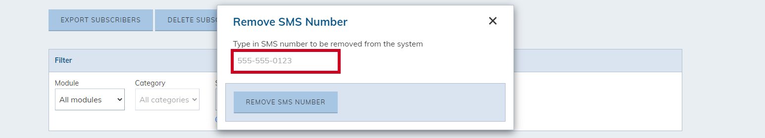 type in number