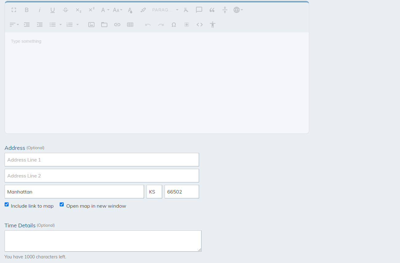 edit information section 2