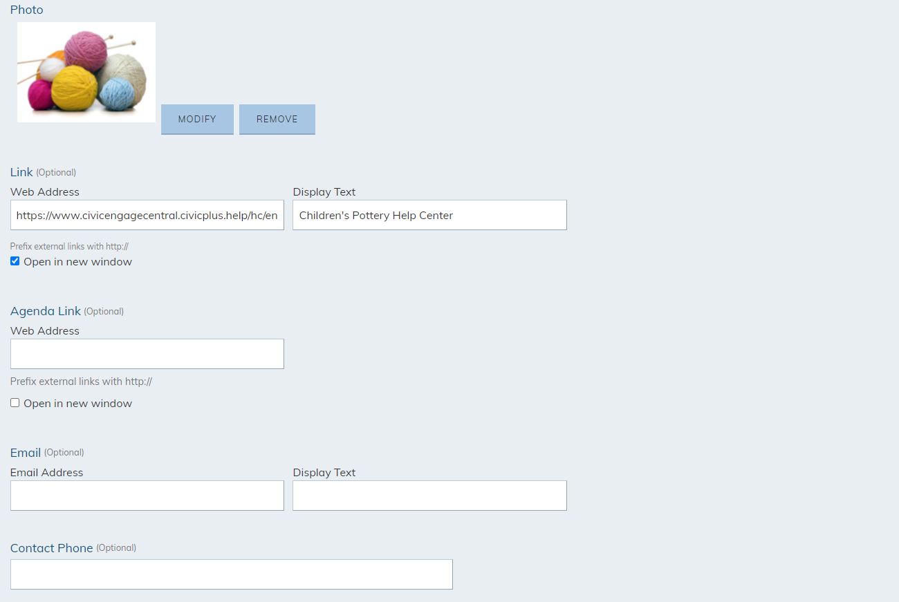 edit information section 4