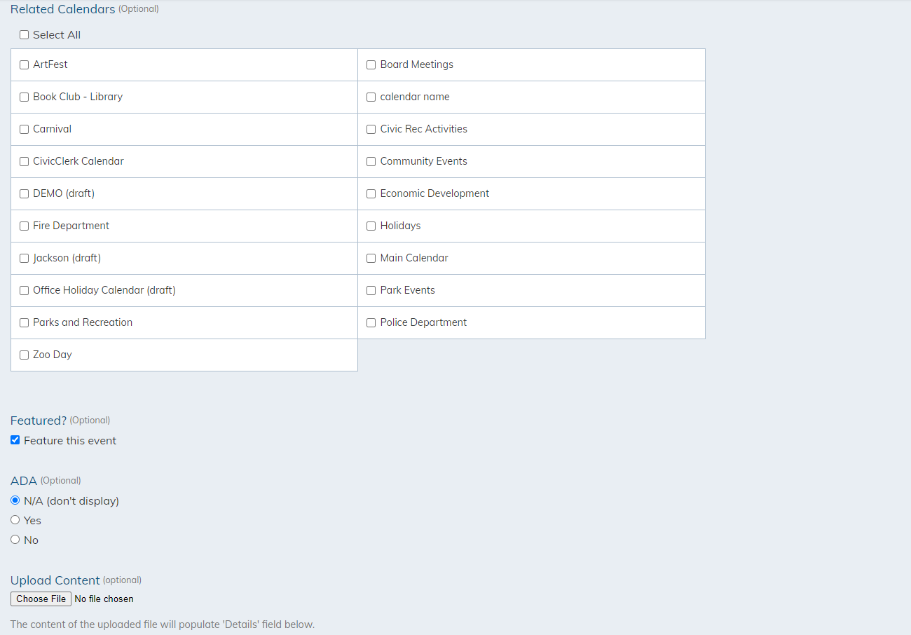 edit information section 5