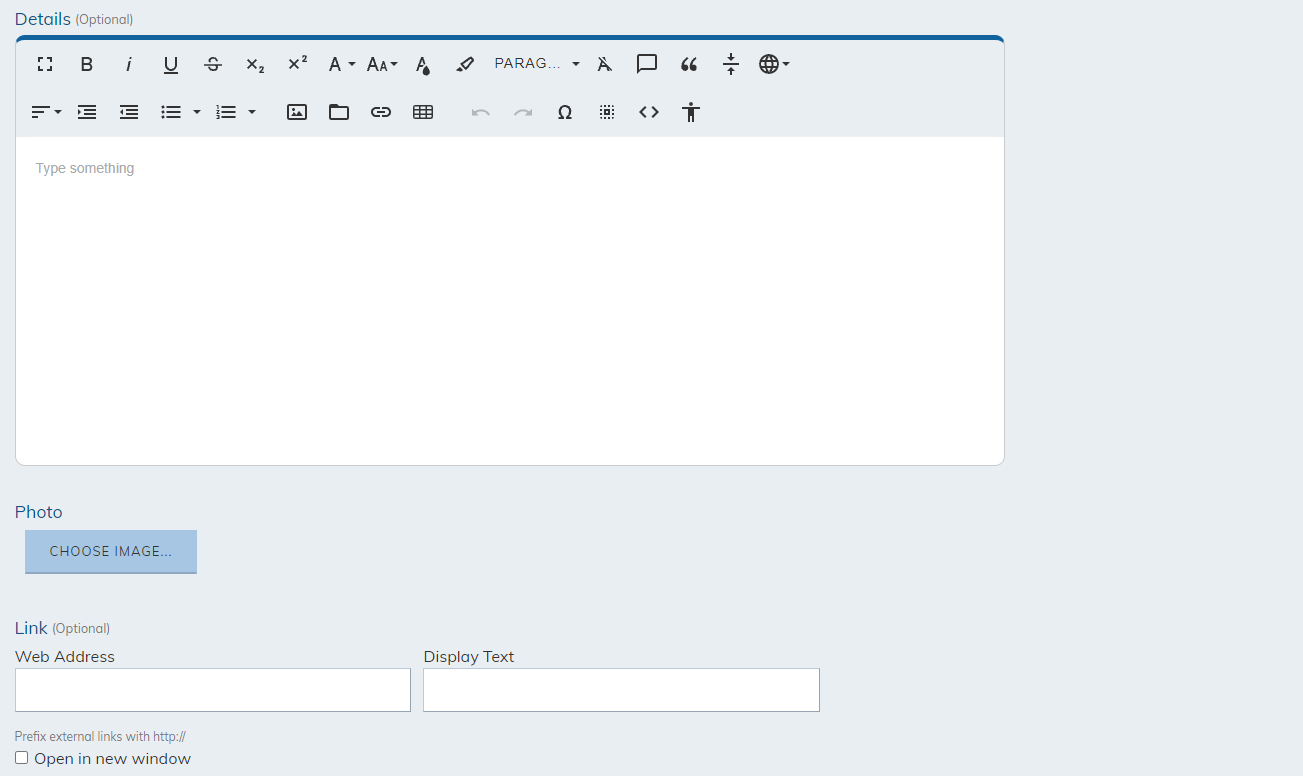 fill out remaing fields section 2