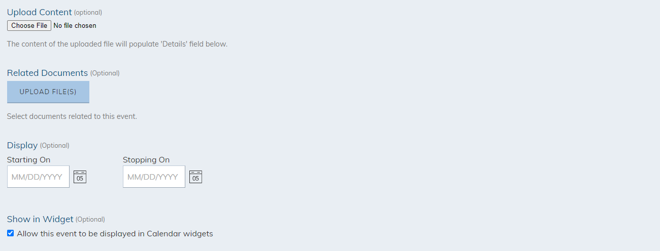 fill out remaing fields section 5