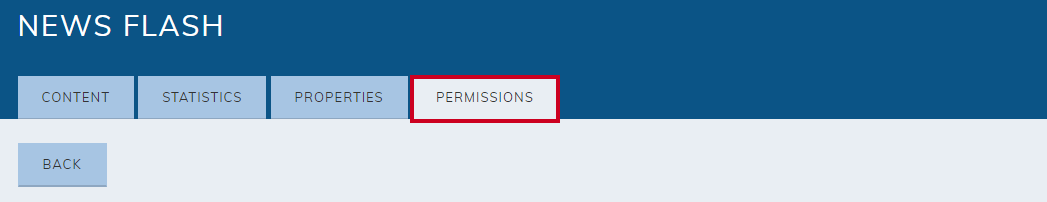 The permissions tab.