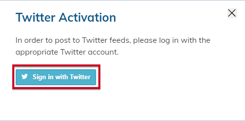 sign in with twitter