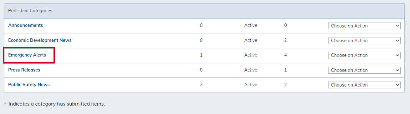 Select your News Flash Category