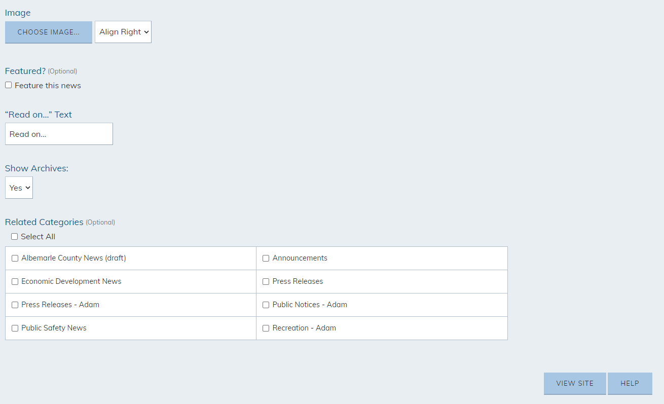 For the copied item modify any item fields for Image, Featured, Read On... Text, Show Archives, Related Categories