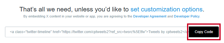 Copy code.