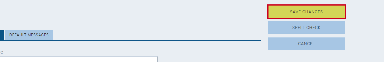 save changes button.