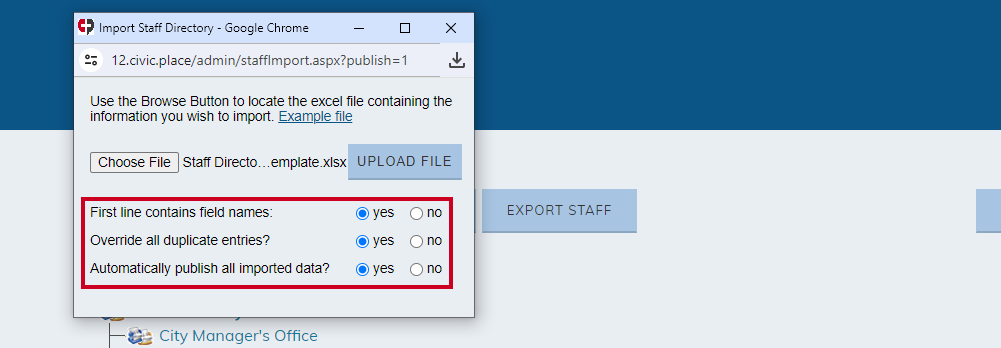 file options.
