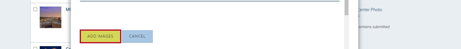 Confirm add images