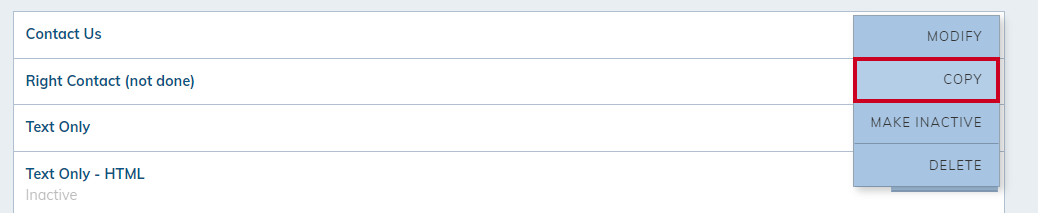 copy widget