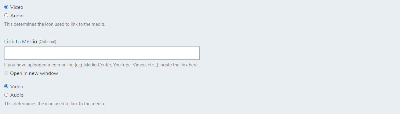 Make_modifications to the Link to Media fields