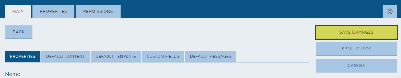 save changes