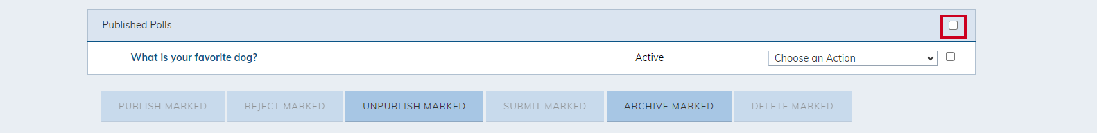 multiple polls