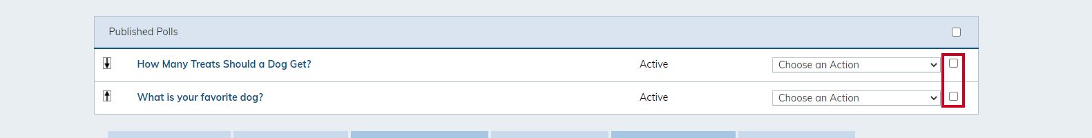 Select multiple boxes