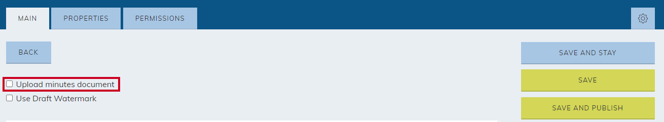 upload minutes document
