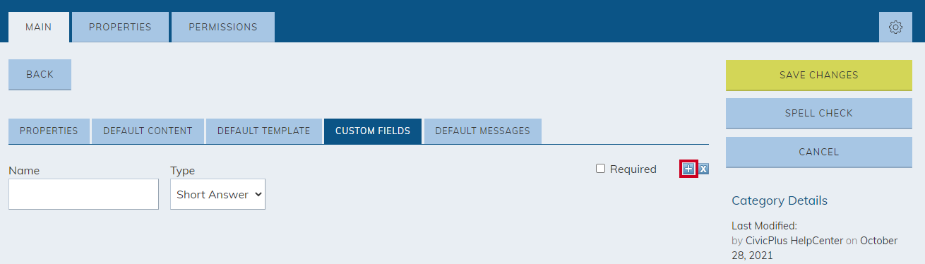 plus button