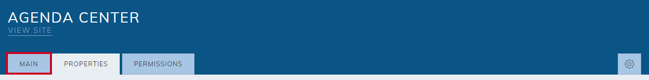 main tab