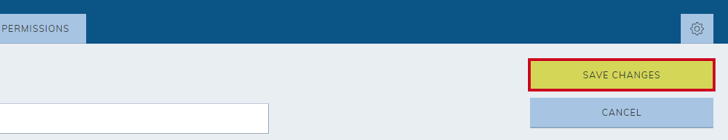 Save changes button.