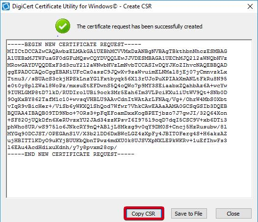 select copy CSR