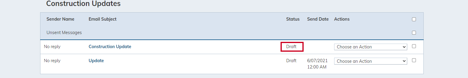 pending to draft