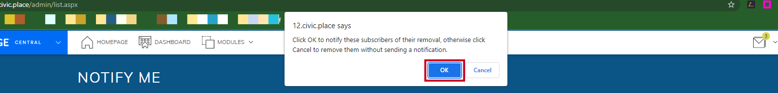 confirm sending cancel