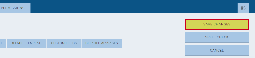 save changes