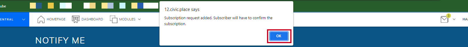 confirm new
