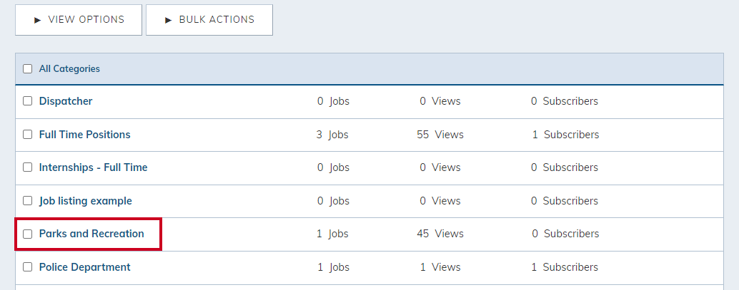 Jobs category.
