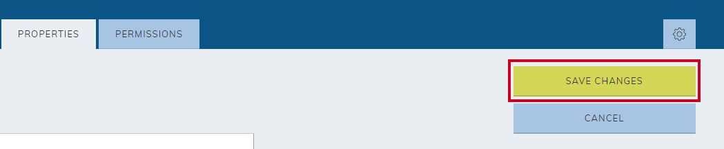 The Save Changes button.