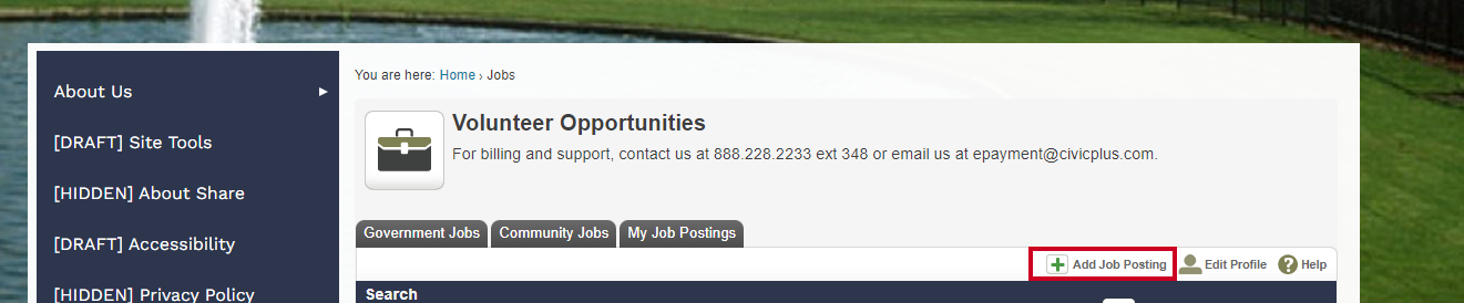 add job posting