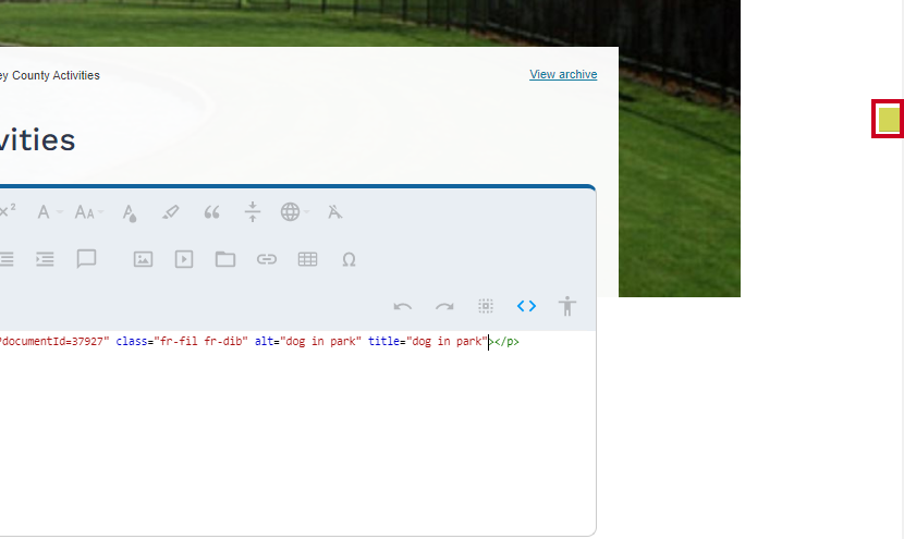 green checkbox