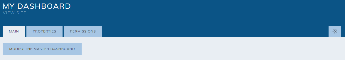 my dashboard