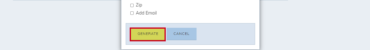 Generate button.