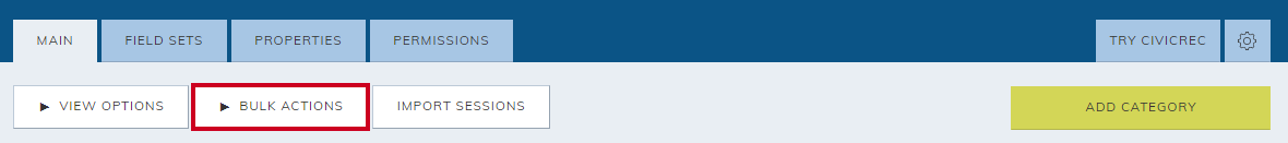 Bulk actions button.
