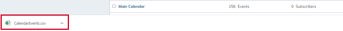 downloaded file