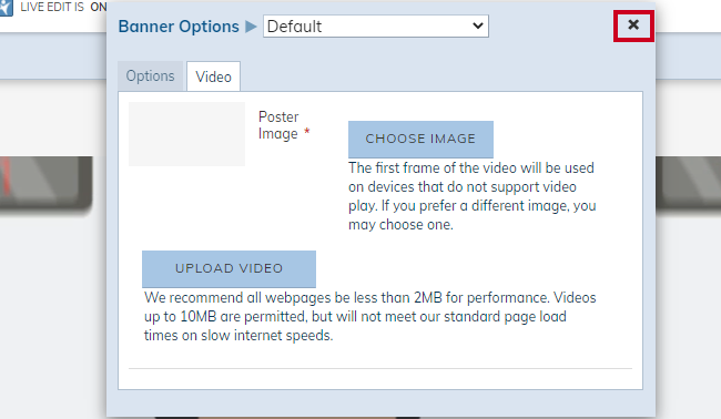Close/X button.