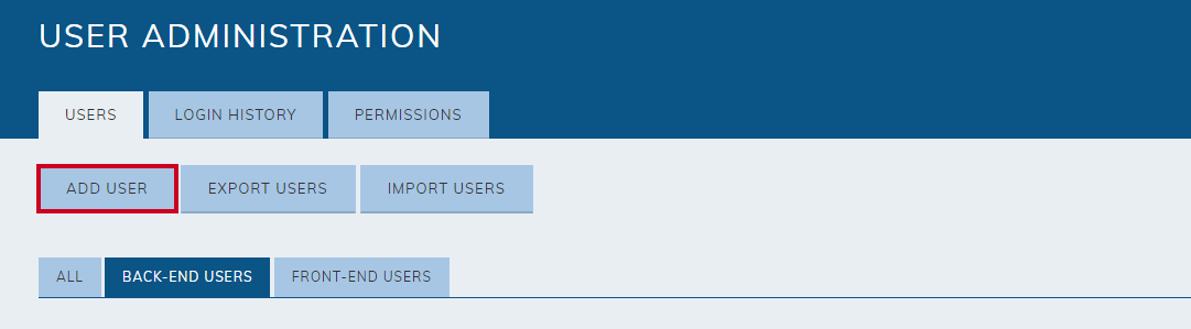 add user