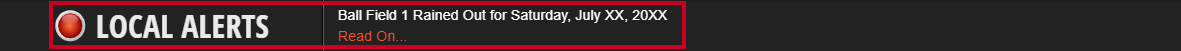 alert bar