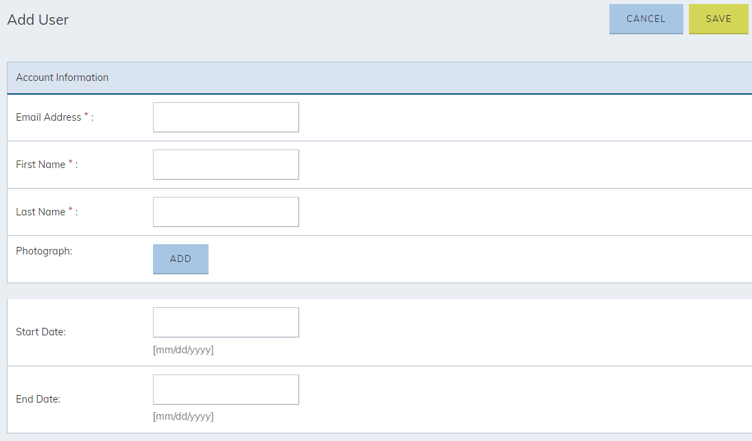 user fields