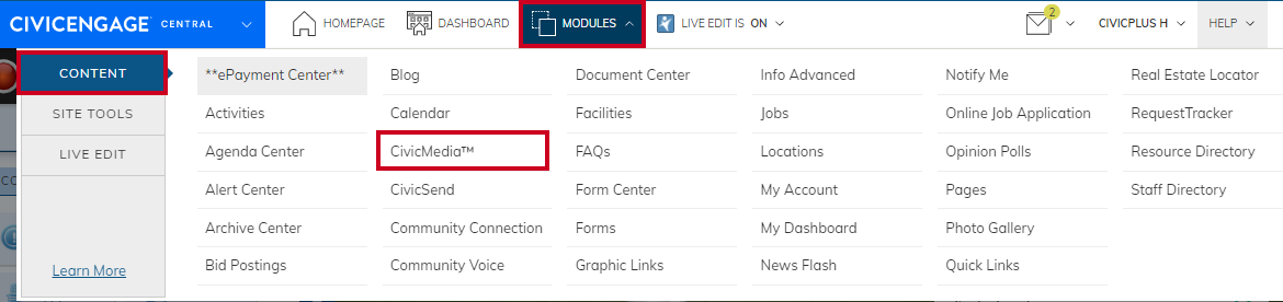 Navigate to CivicMedia