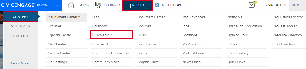 Navigate to CivicMedia