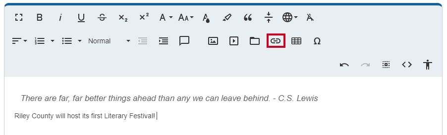 link button
