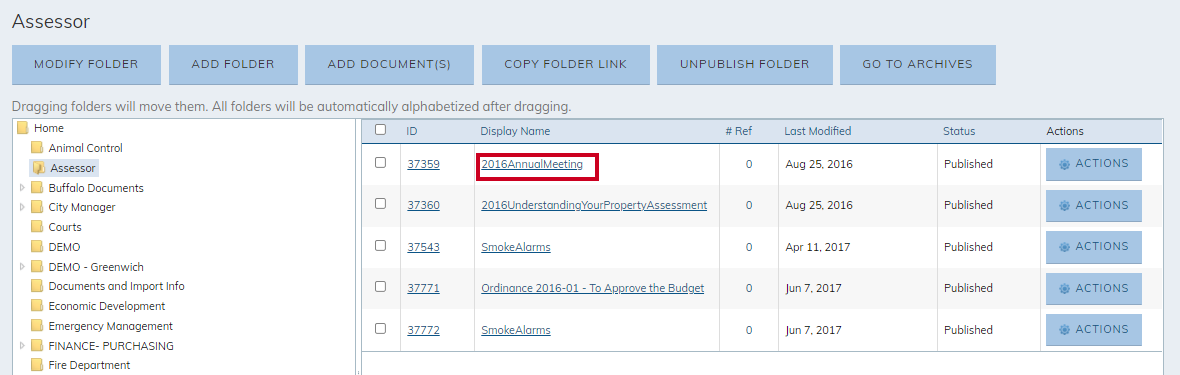 select a file