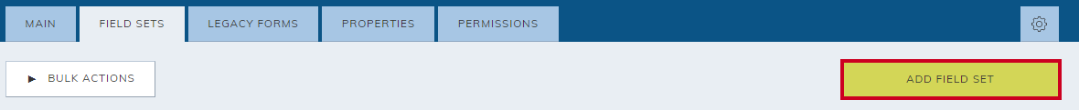 Add field set.