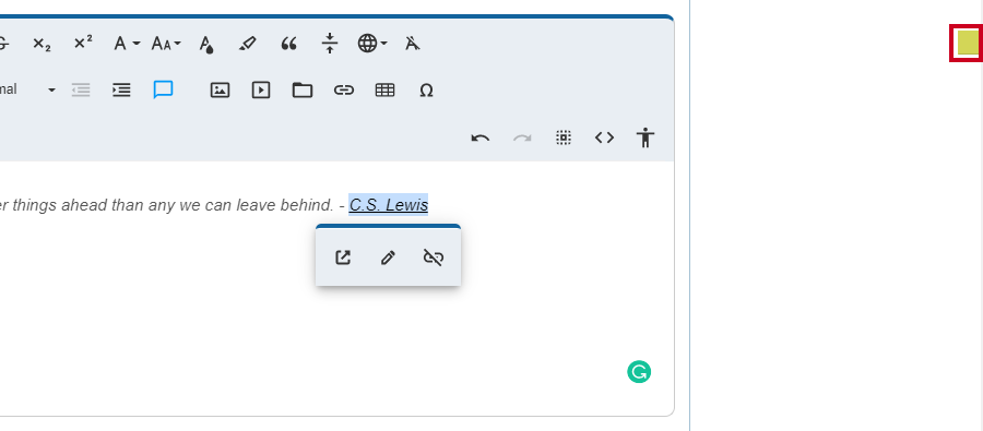 green checkbox