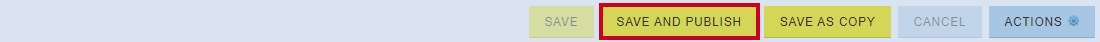 save and publish