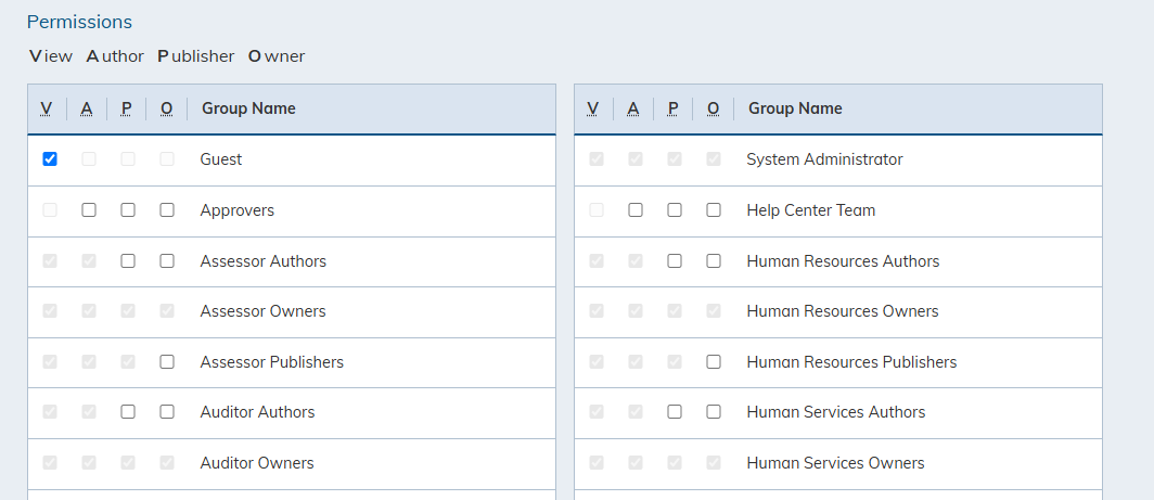 change permissions