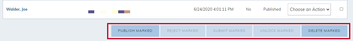 bulk actions