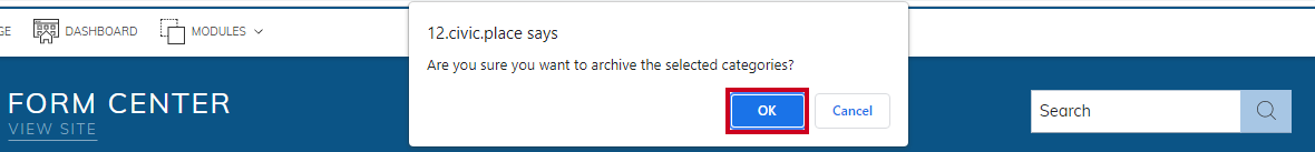 archive selected categories